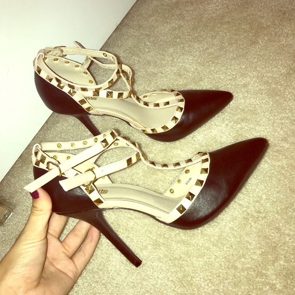 Studded heels